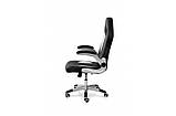 Комп'ютерне крісло ПЛЕЙ (ЧОРНИЙ/БІЛИЙ) ТМ Мікс Меблі, фото 2