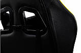 Крісло комп'ютерне Слім колір чорно-жовтий ТМ Мікс Меблі, фото 7
