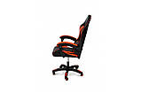 Крісло комп'ютерне Слім колір чорно-червоний ТМ Мікс Меблі, фото 4
