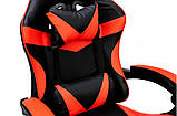 Крісло комп'ютерне Слім колір чорно-червоний ТМ Мікс Меблі, фото 6
