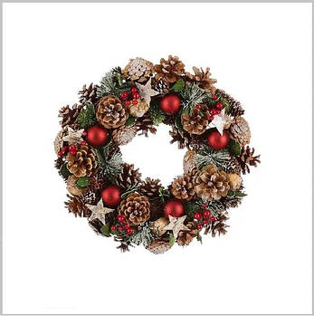 Новорічні різдвяні вінки