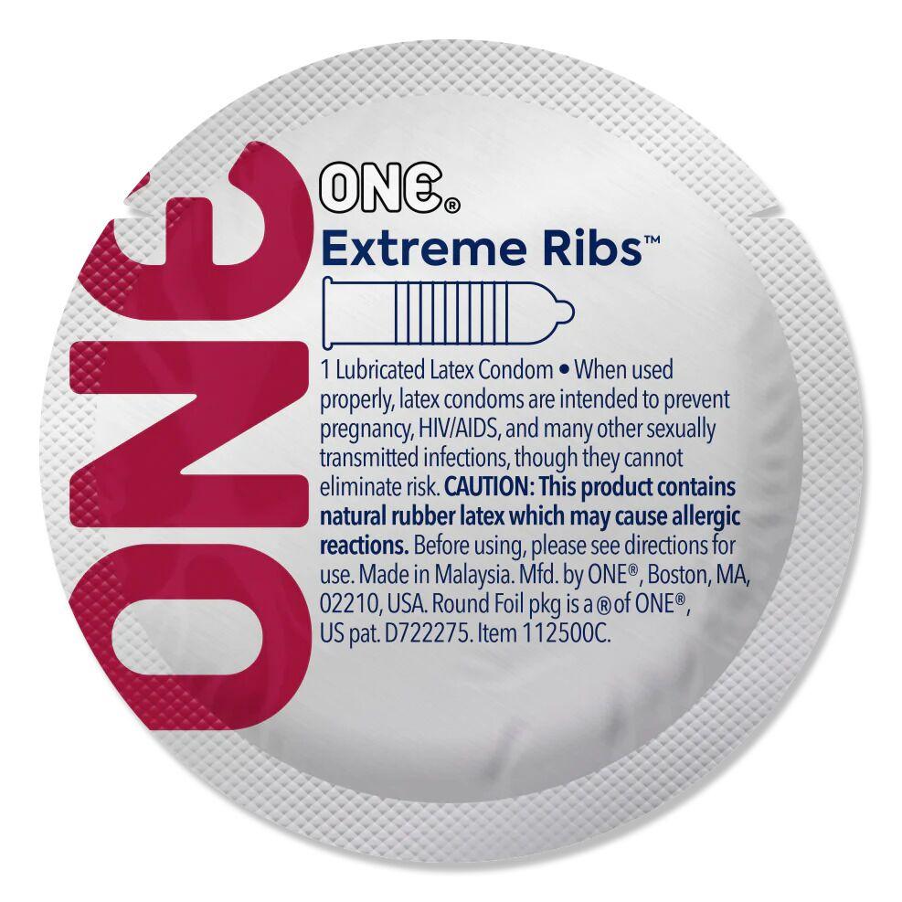 Презерватив ONE Extreme Ribs 1 шт.