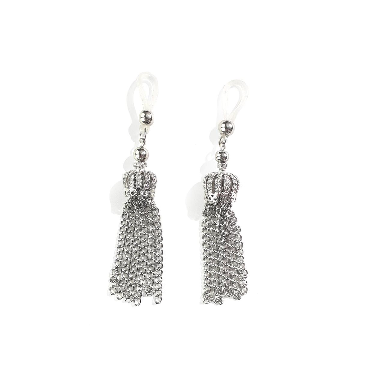 Прикраса для сосків зі стразами Art of Sex - Nipple Clamps Queen, фото 1