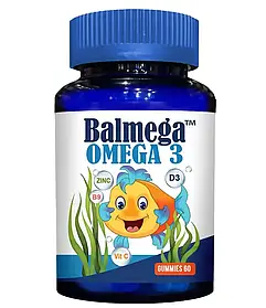 Balmega Омега 3 Риб'ячий жир у формі мармеладок 60шт.