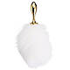Металева анальна пробка Крихітний хвіст LOCKINK SEVANDA White Bunny-Tail Anal Rose-shape Plug, фото 6