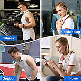 Портативний шийний вентилятор ITHKY без рук безлозевий вентилятор для шиї, 360° охолоджувальний підвісний вентилятор, 3 швидкості, фото 4