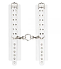 Наручники Leather Rastraints Hand Cuffs, White, фото 3