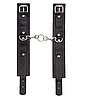 Окови Leather Standart Leg Cuffs, Black, фото 3