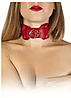Нашийник VIP Leather Collar, RED, фото 3