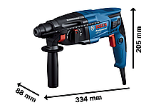 Професійний ударний електричний прямий перфоратор Bosch GBH 220 : 720 Вт, 2 Дж, фото 5