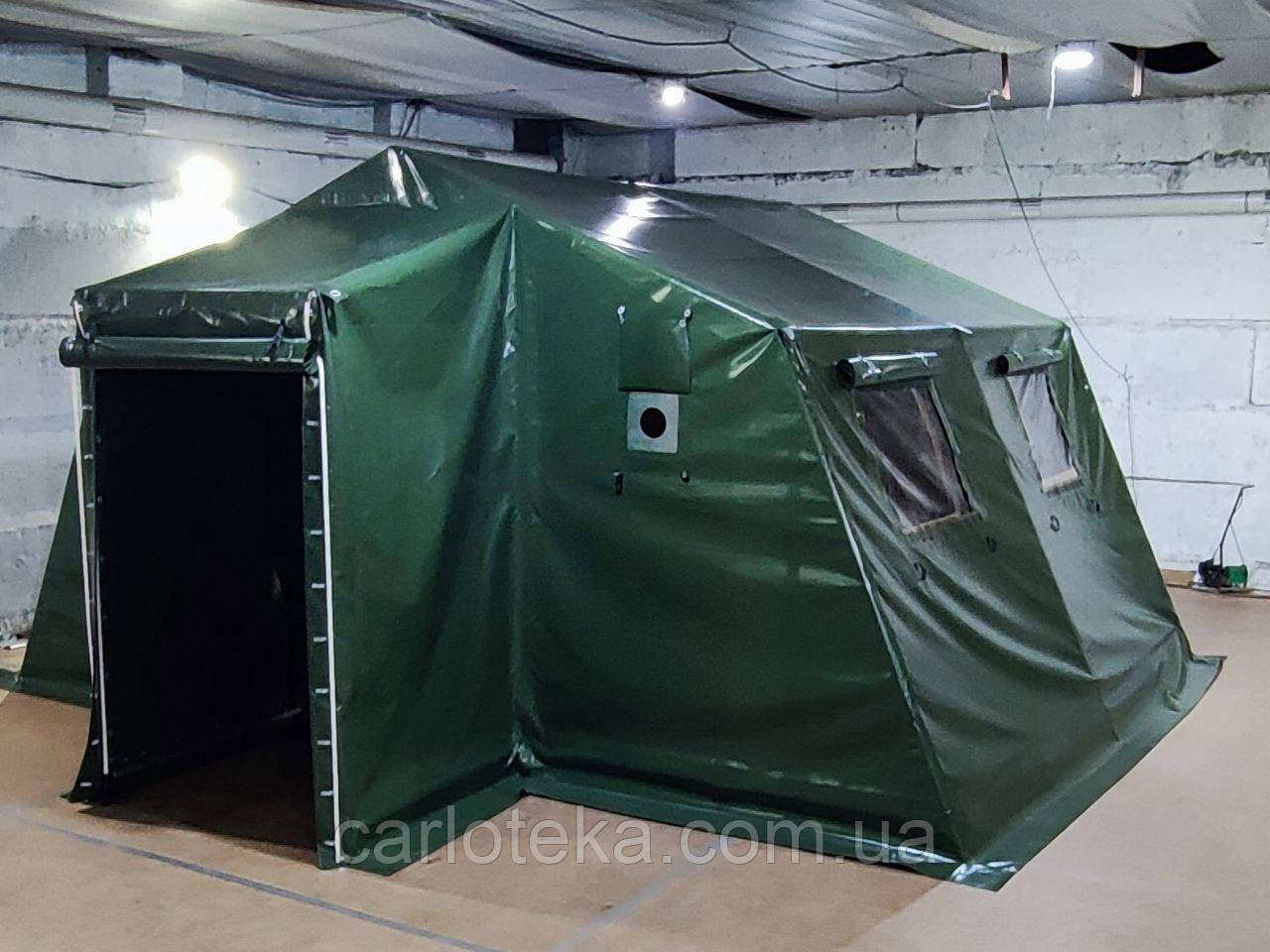 Намет війсковий польовий "Британка" з ПВХ тканини 5,4м*4м