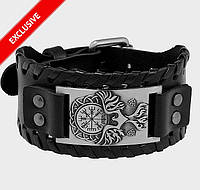 Браслет на руку в стилі вікінгів підійде як чоловікові та дівчата "Fenix&Rune" у скандинавському стилі
