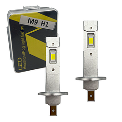 Автомобільні світлодіодні LED лампи у фару головного світла H1 12-24V радіаторне охолодження M9
