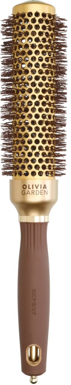 Термобрашинг для волосся Olivia Garden Expert Blowout Shine Gold-Brown 35d, фото 1