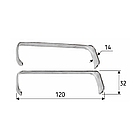 Ретрактор Farabeuf, 12 см, J-19-001, фото 2