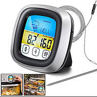 Електронний кухонний термометр для м'яса/ термометр із виносним щупом і цифровим дисплеєм