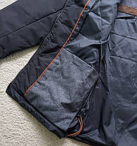 Чоловіча зимова куртка CMP MAN JACKET ZIP HOOD TWILL Nero 34K0147-U901 чорна водонепроникна, фото 6