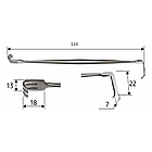 Ретрактор Senn-Muller, 16 см, J-19-118, фото 2