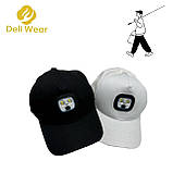 Кепка бейсболка з перезаряджуваним світлодіодним LED ліхтариком USB B040 Чорний, фото 8