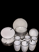 Сервіз Ardesto Bagheria 30 предметів WGC білий