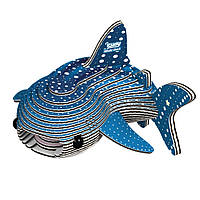 Збірна картонна 3D модель Зоопарк: Китова акула EUGY XEG-049, 5х7х10 см, Lala.in.ua