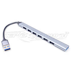 Міні Хаб USB 3.0 на 7-Port - USB 3.0 + 6*USB 2.0 ( метал)