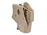 Тактична кобура Amomax для пістолетів АПС, Glock, Beretta, Sig Sauer, CZ з кріпленням на пояс Coyote, фото 4