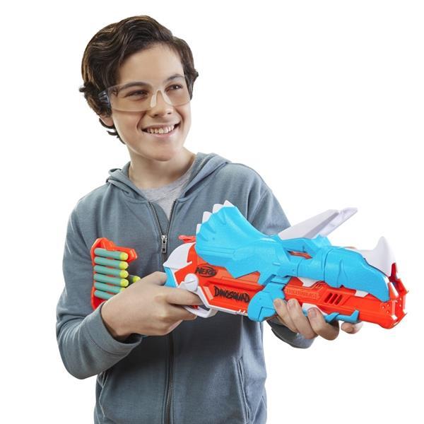 Бластер Nerf DinoSquad Тricera-Blast 12 патронів