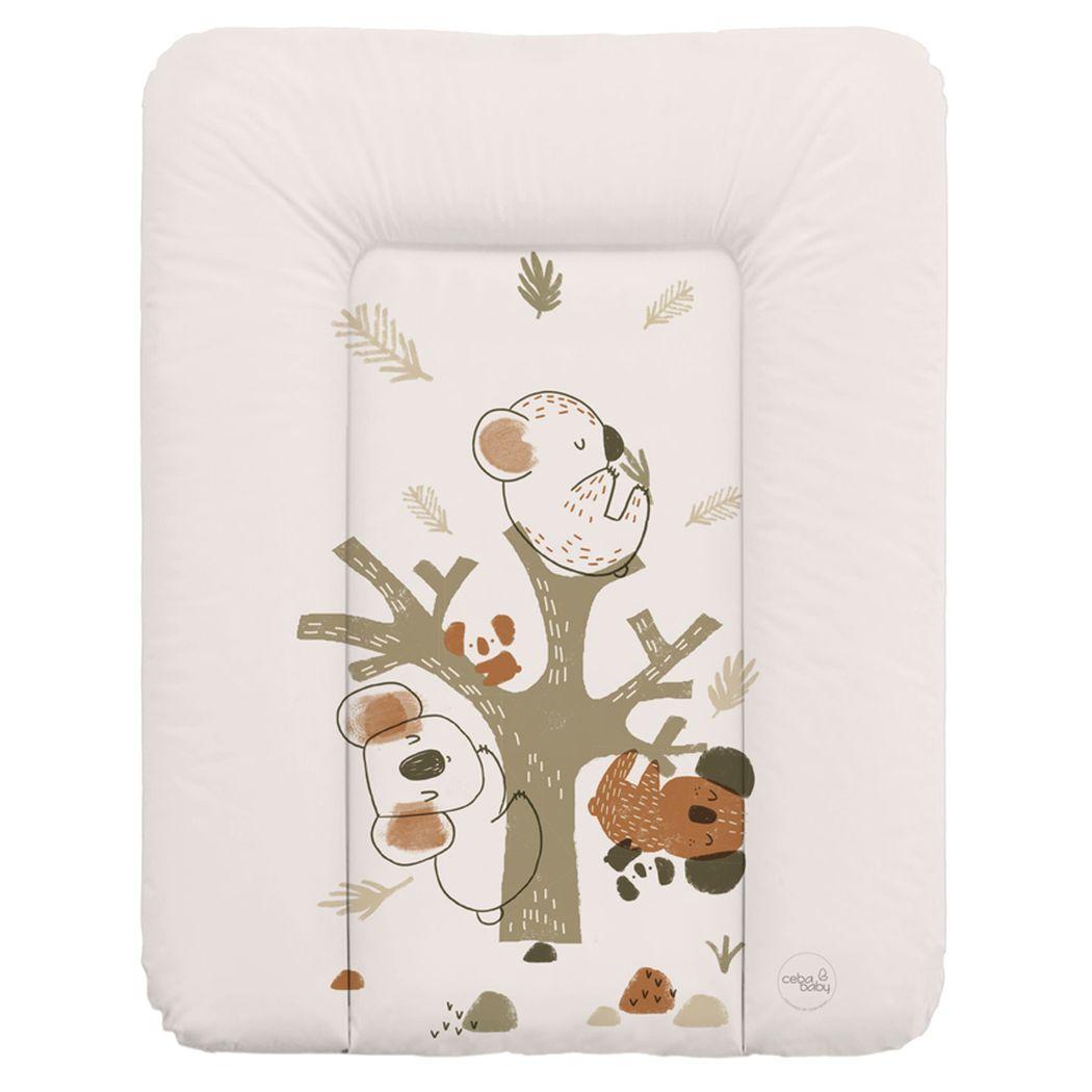 Повивальний матрац мʼякий Ceba Baby Soft changing mat small (50x70 cm) W-143-000-729 basic koala, фото 1