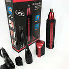 Тример для носа, Тример бритва для носа, Тример для носа і вух зручний волосся бритва UE-74, фото 6