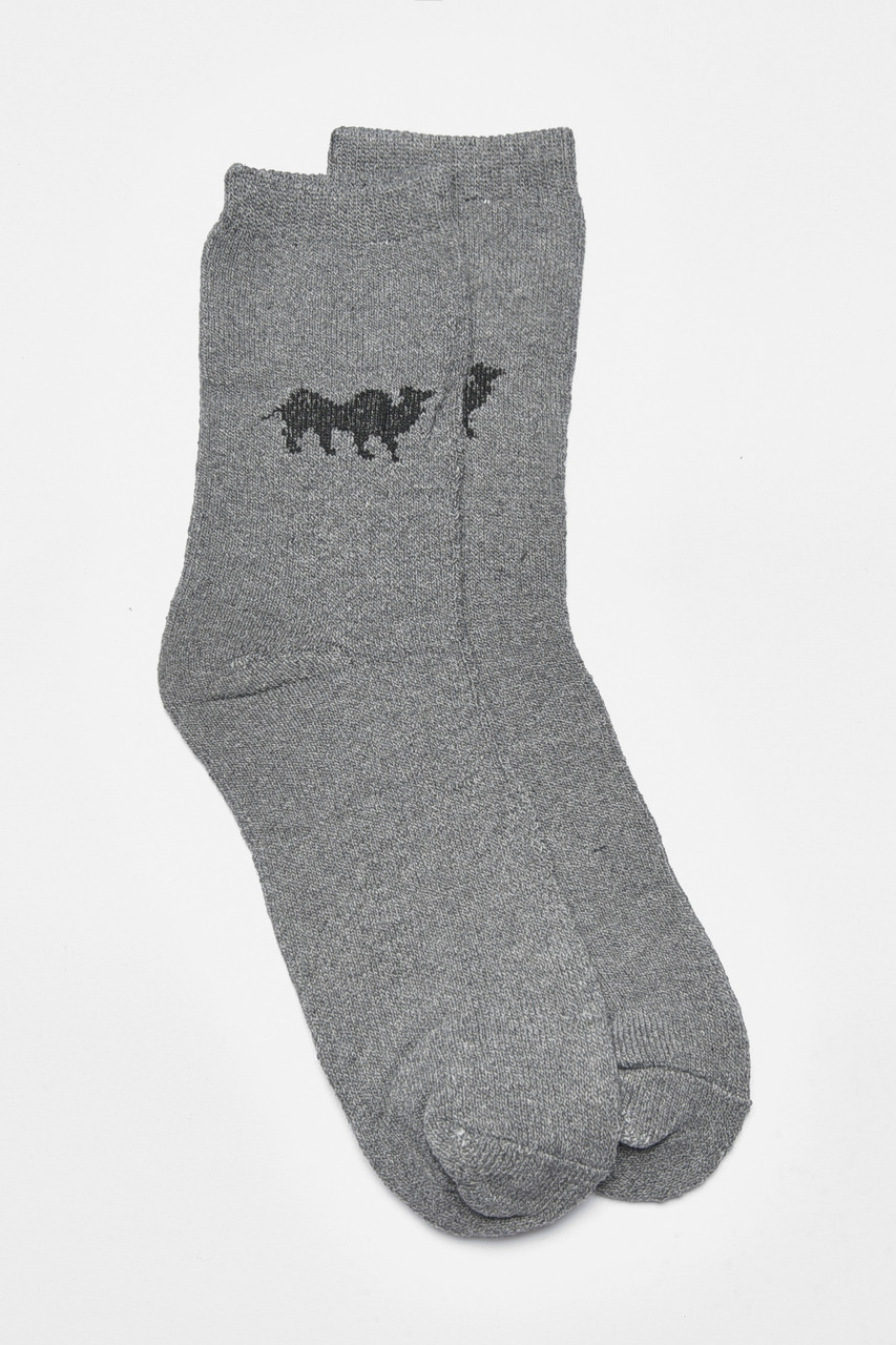Шкарпетки чоловічі махрові сірого кольору р.41-47 190328M, фото 1