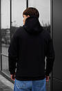 Повсякденне тепле худі Staff zip basic black fleece, фото 3