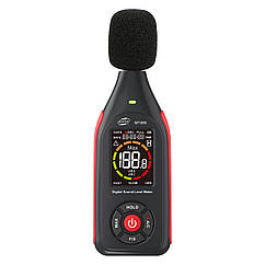 Вимірювач рівня шуму (шумомер) цв дисплей, фільтр А/С, USB BENETECH GT1355