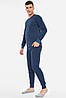 Термобілизна чоловіча на флісі синього кольору 193849P, фото 2