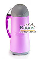 Термос 1,8 л пластиковий зі скляною колбою ФІОЛЕТОВИЙ STENSON DB118SX-3