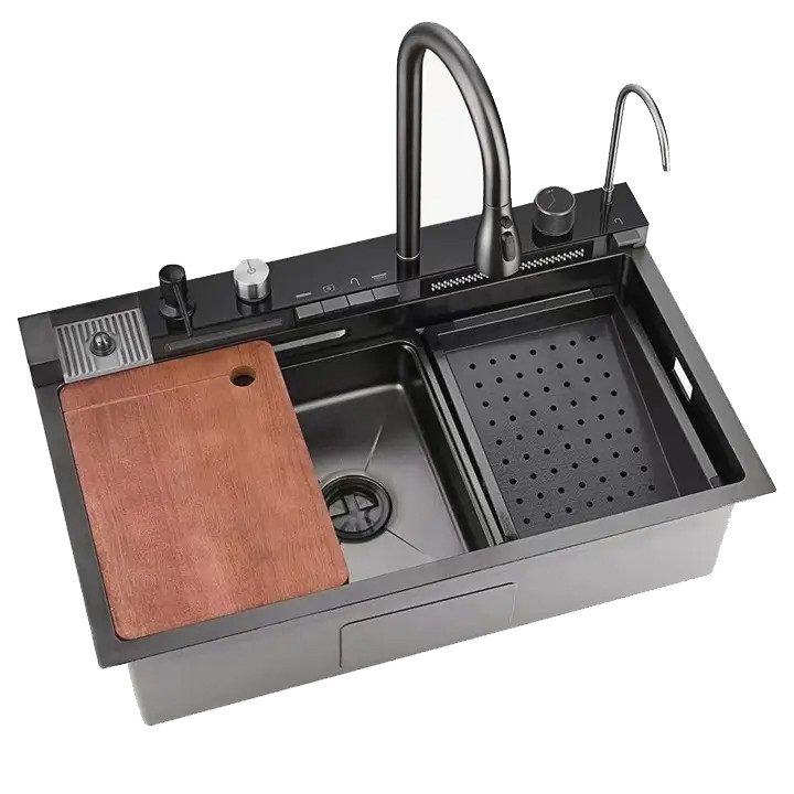 Багатофункціональне мийка для кухні / врізна раковина / кухонна раковина MA-651 (3585), фото 1