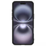 Чохол Nillkin Matte Magnetic Pro для Apple iPhone 16 (6.1") Чорний / Black, фото 5