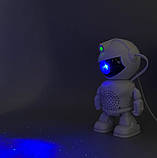 Нічник-проєктор зоряного неба, Bluetooth колонка Астронавт XL-737 9597, з пультом, фото 6