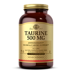Таурін Solgar Taurine 500 мг 250 капсул