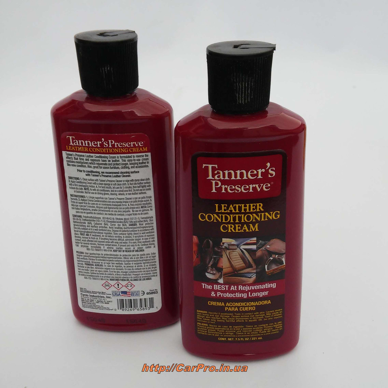 Крем кондиционер для кожаного салона автомобиля Cyclo Tanner's Preserve Leather Conditioner - фото 3 - id-p446901557