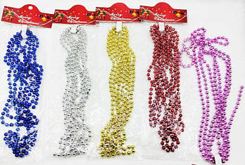 Прикраса на ялинку Намиста 7,5мм*2,7м XYA-06 G-Rich