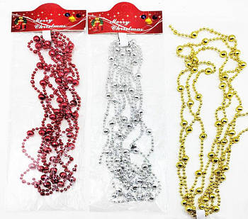 Прикраса на ялинку Намиста 10мм*2,7м XYA-076 G-Rich