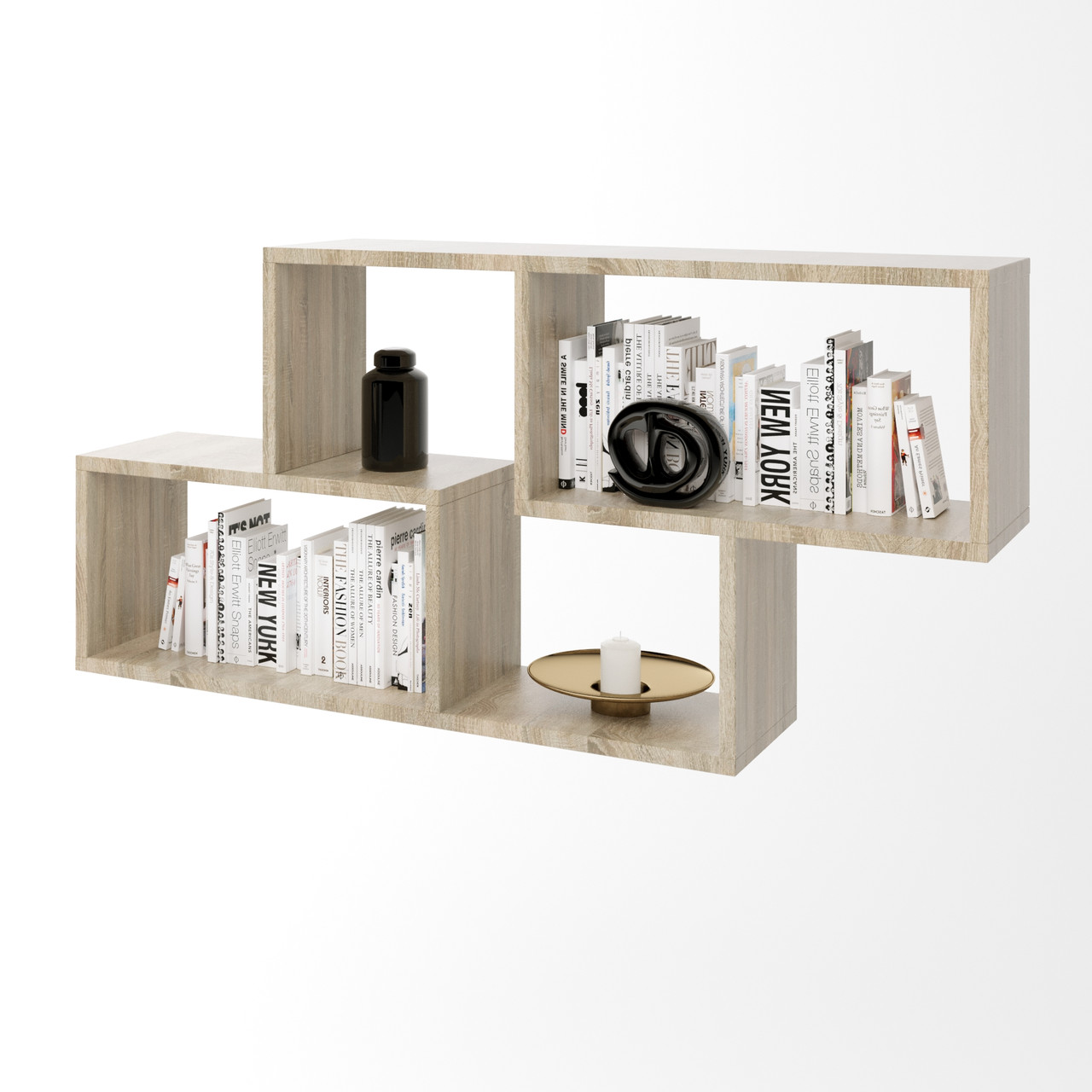 Полиця навісна Еверест ПН-4 дуб сонома (DTM-2224), фото 1