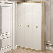 Шафа 3-х дверна Еверест Соната-1200 дуб сонома + білий (DTM-2293), фото 3