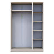 Шафа розпашна для одягу Doros Промо 135х48х204 см Кашемір (DRS-011205), фото 6