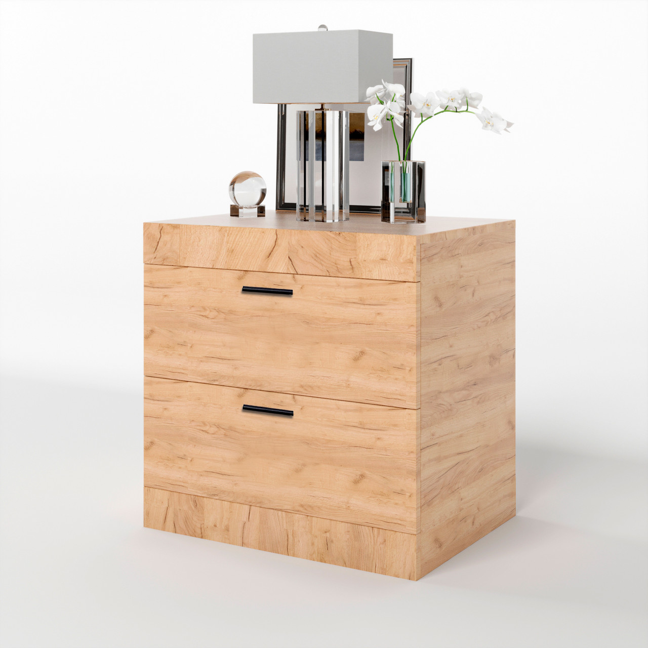 Тумба приліжкова Еверест Соната 50х38х50 дуб крафт золотий (DTM-2712), фото 1