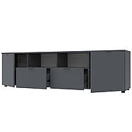 Тумба під ТВ Doros Рон 4 180х38х50 см Графіт (DRS-011299), фото 3