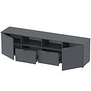 Тумба під ТВ Doros Рон 4 180х38х50 см Графіт (DRS-011299), фото 5