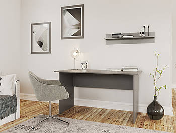 Офісний стіл Doros Т1 140х70х75 см Графіт (DRS-011313)