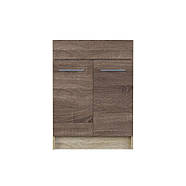 Кухонний модуль під мийку Еверест Еко 600 дуб сонома/трюфель 60х46х82 см (DTM-2813), фото 2